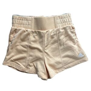 High Waisted Pastel Adidas Hyperglam French Terry Sweat Shorts